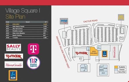 Preview of Retail space for Rent at 4513-4541 E Cactus Rd