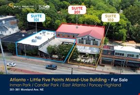 Atlanta - Little Five Points Mixed-Use Building - Inman Park, Candler Park, East Atlanta, Poncey-Highland