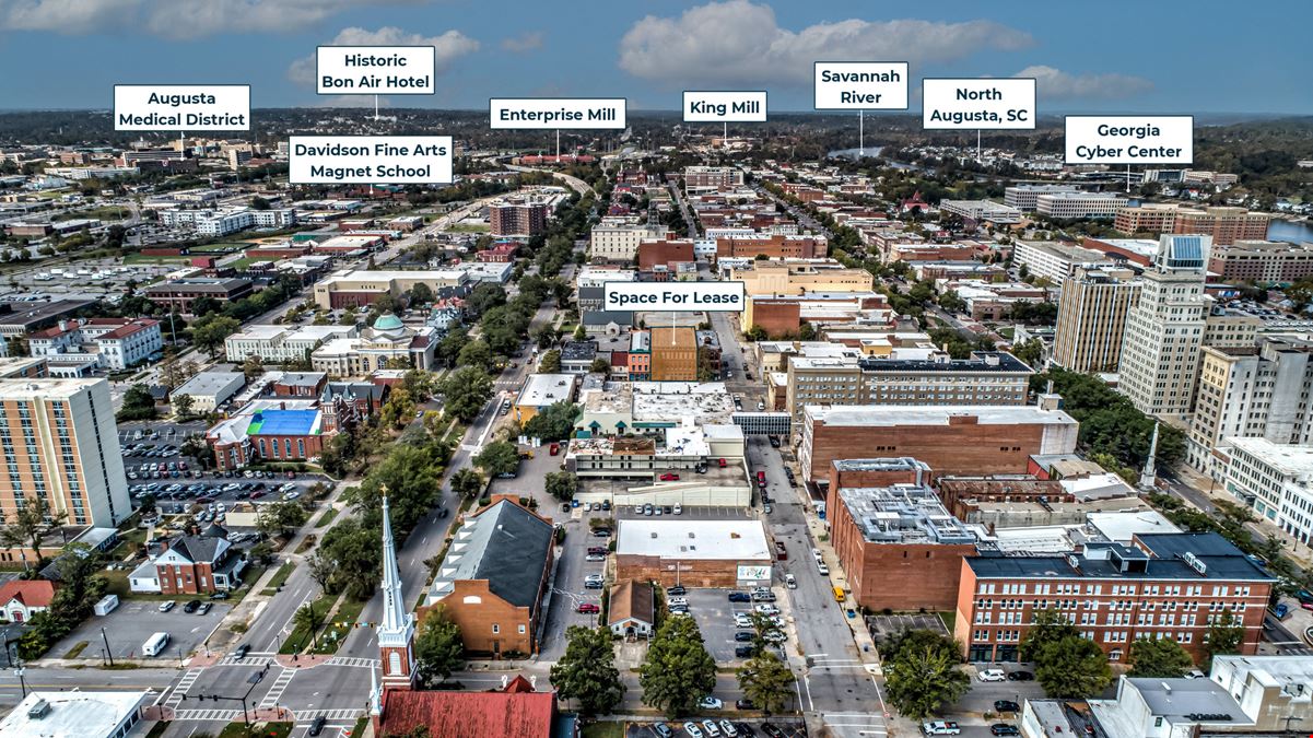 7,824 SF Retail/Restaurant Space | Downtown Augusta
