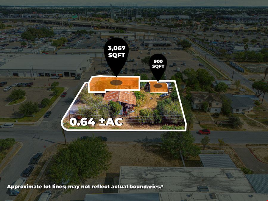 0.64 ± AC | Redevelopment Opportunity | Zoned C-3 | McAllen, TX