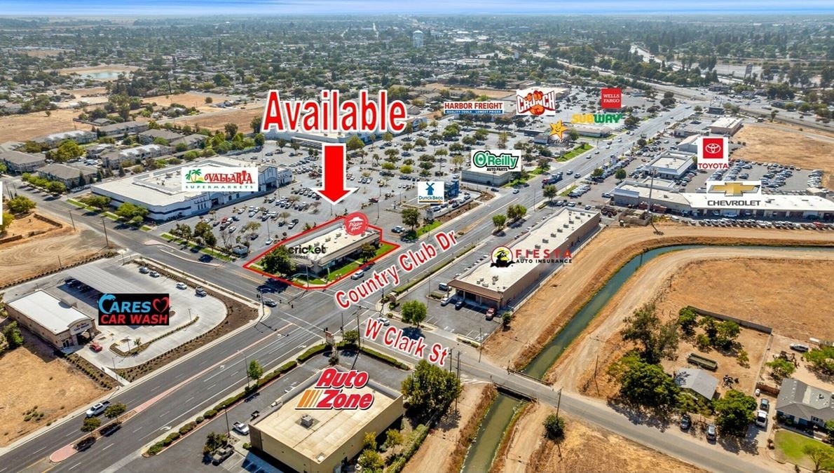 ±1,200 SF Retail Shop Space / Office For Lease - Madera, CA