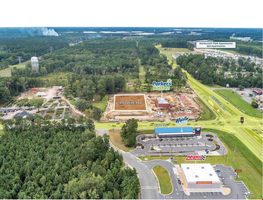 0.69 Acre Prime Retail Pad | Adjacent to Parker's