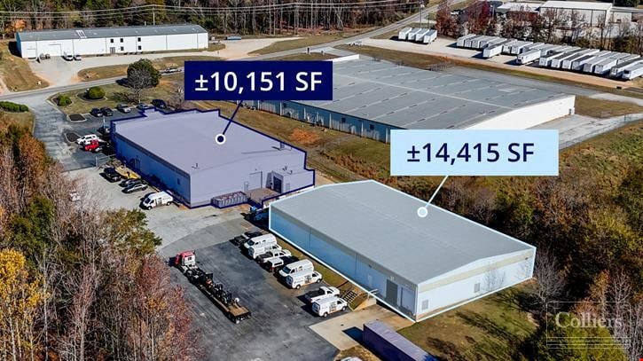 Dual Industrial Warehouses with Adjacent Land For Sale