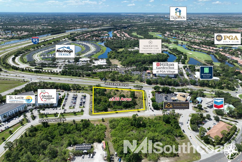 ±2.83 Acre Commercial Development Corner