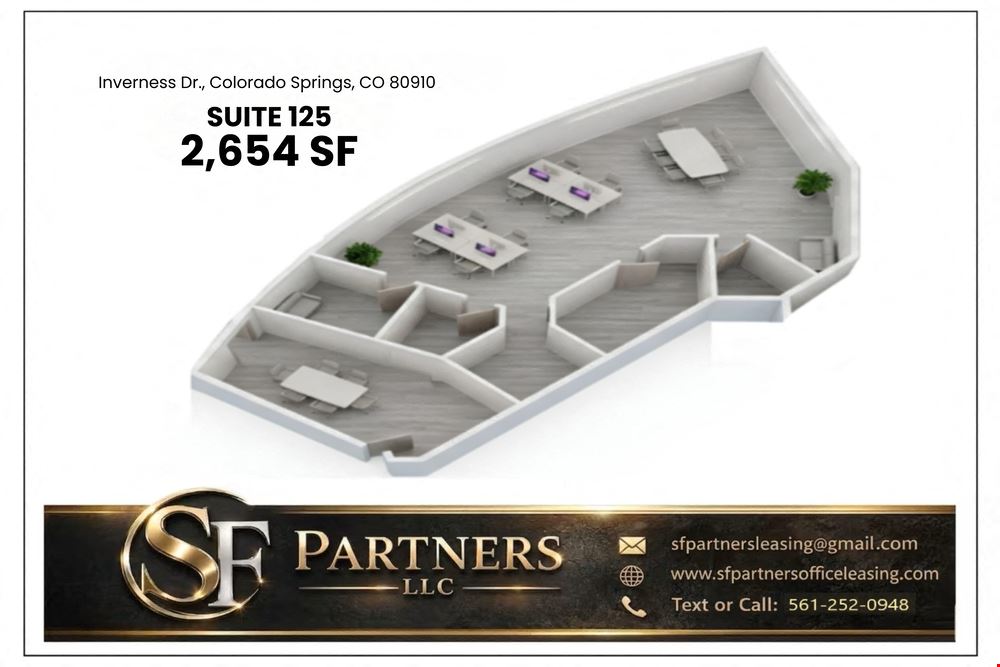 2654 SF Suite 125 Professional Office Spaces in Colorado Springs, CO 80910