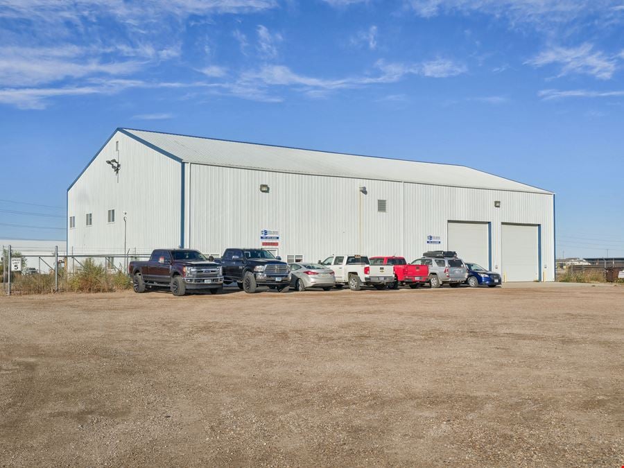 ±7,800 SF Shop & Office | ±2.58 Acre Fenced and Stabilized Yard