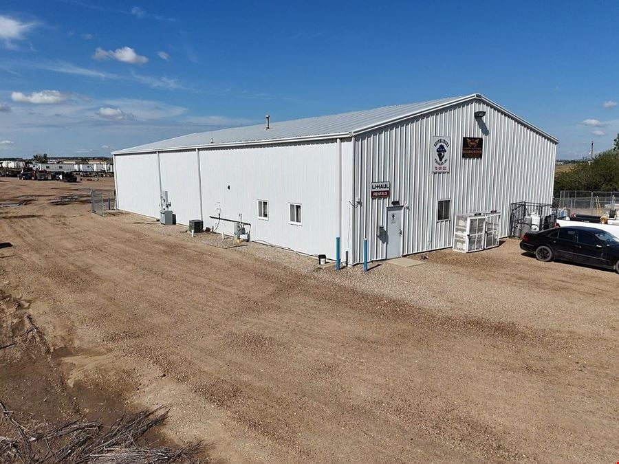 ±5,000 SF Shop with Office | ±2.7 Acre Fenced and Stabilized Yard
