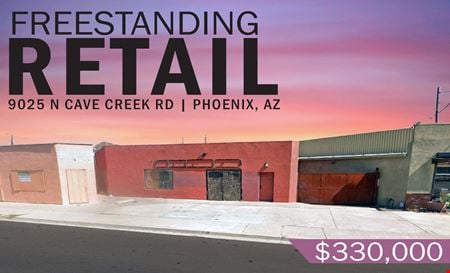 Preview of Retail space for Sale at 9025 N Cave Creek Rd