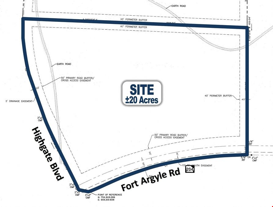 ±20 Commercial Acres at New Hampstead Entrance