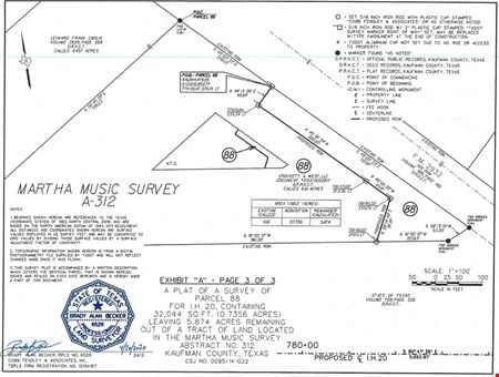 Preview of VacantLand space for Sale at I-20 & FM 2932 ( NW corner) Mesquite TX