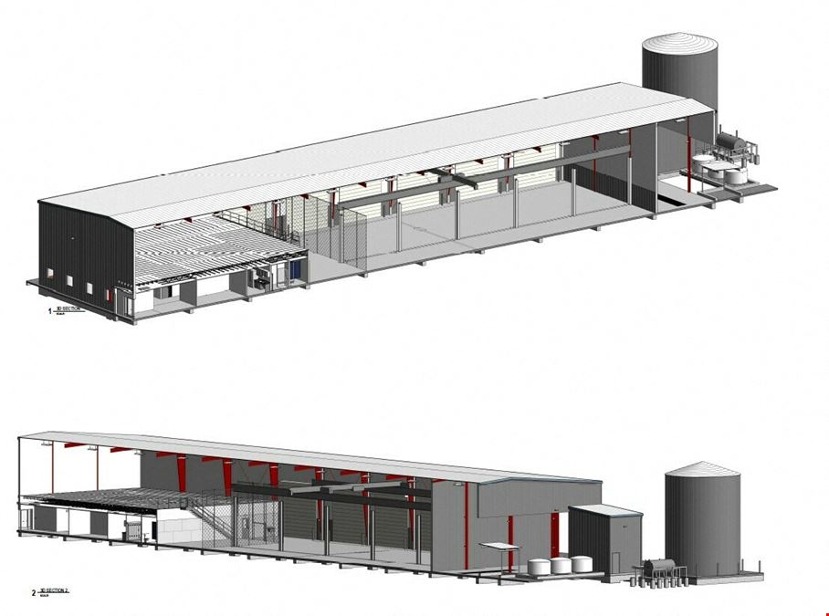 20-ton Crane Served Industrial Service Facility
