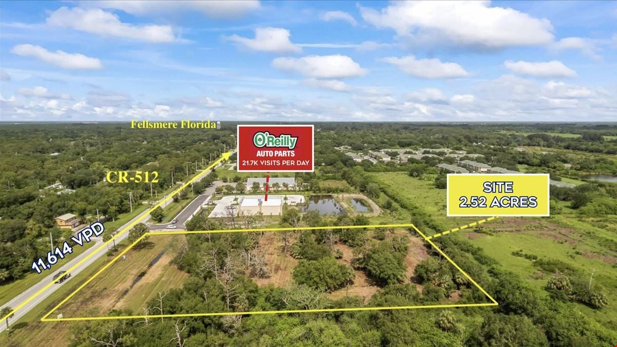 Prime 2.52-Acre Commercial Development Site in Fellsmere, FL