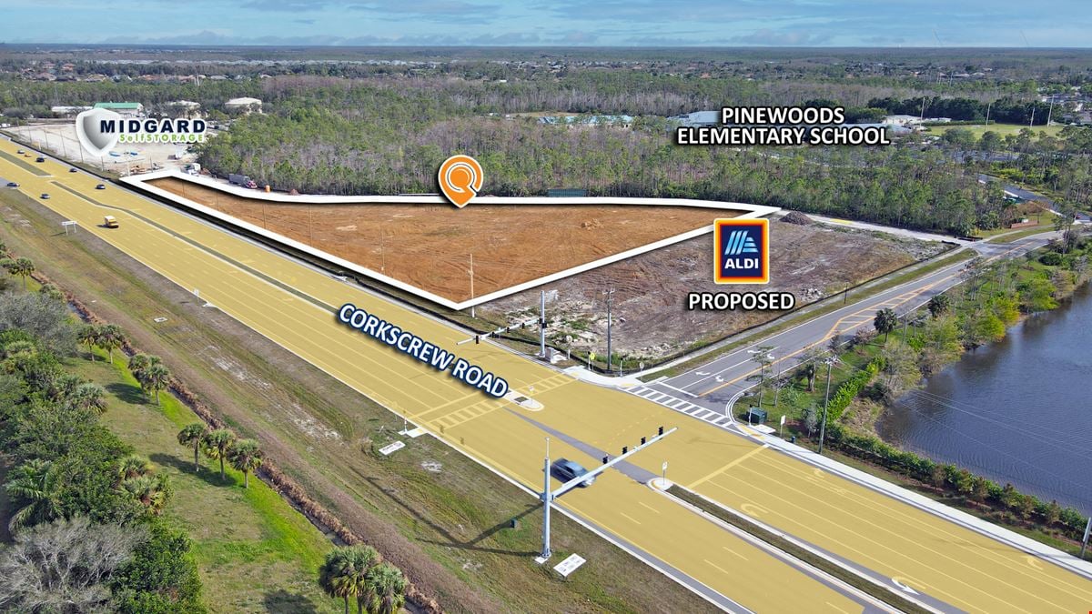 Estero Retail Pad Adjacent to Future ALDI