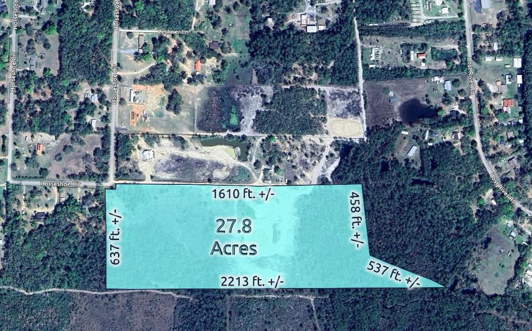 27.8 Acres Unzoned Property in Seminole, Al