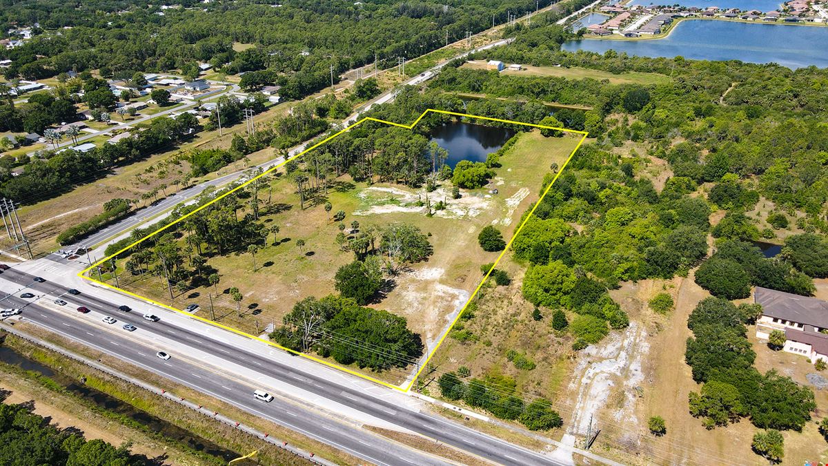9.65+- Acres Commercial Acres in Major  Growth Area-Minton Road West Melbourne Florida