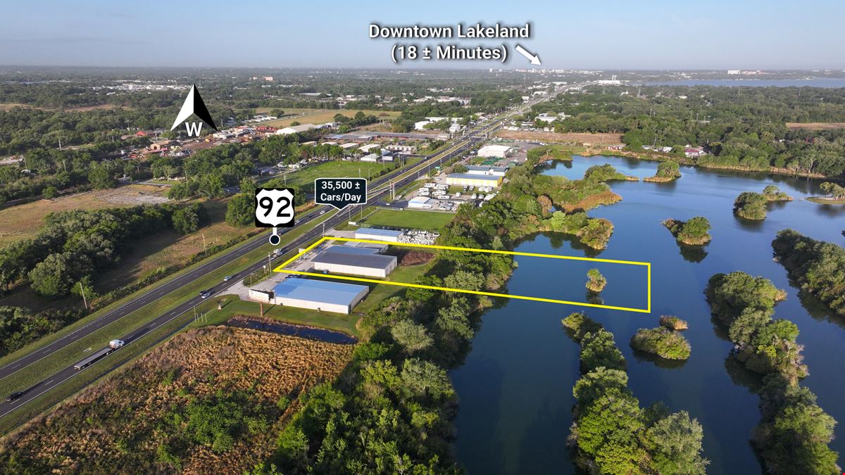 15,940 SF on 2.84 Acres Retail & Warehouse - US 92 Lakeland
