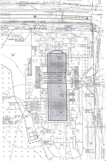 3.85 AC Commercial Development Site w/ Proposed 23,000 SF