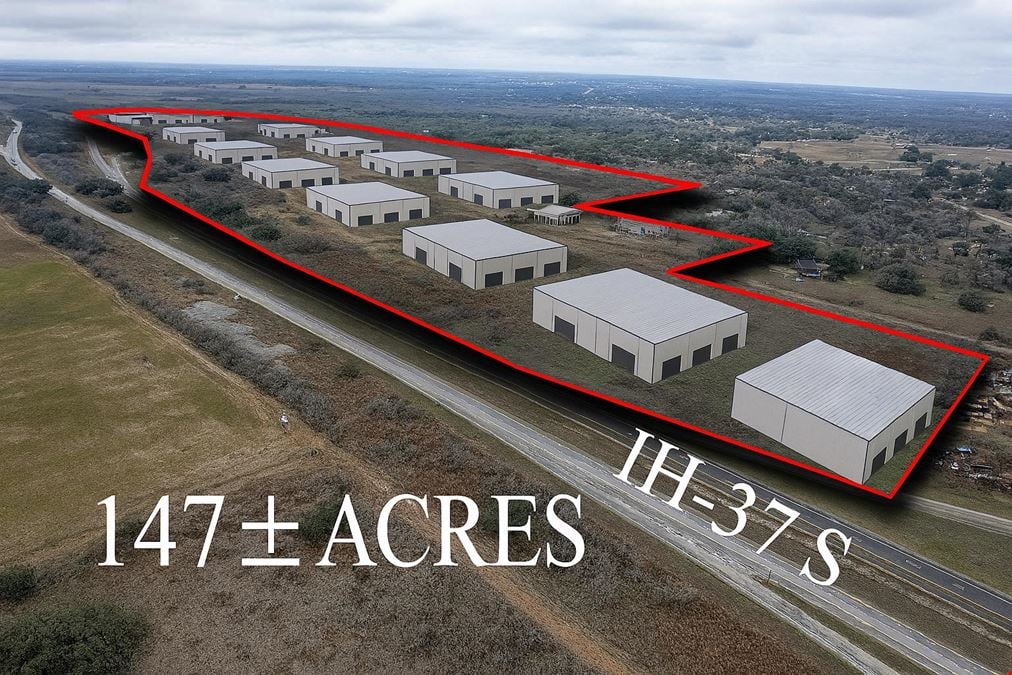 Prime 147-Acre Commercial/Ranch Land – Interstate 37 Frontage