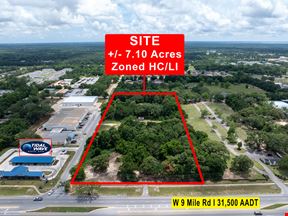 Prime Commercial Corner | 7 Acres on W Nine Mile Rd