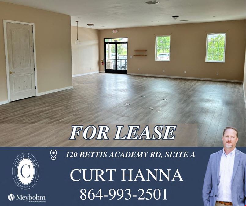 1,788 SF Brick Office/Retail Suite – High-Visibility Corner in Graniteville!