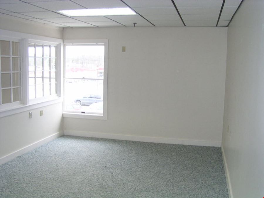 Gallery bldg. front facing office