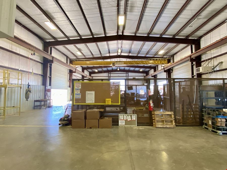 ± 14,500 SF Office/Warehouse with Fenced Yard on ± 10 Acres