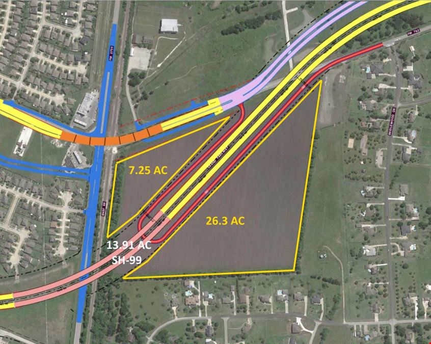 SH-99 Grand Pkwy Expansion Project splitting 47.9509 AC- Fm 762, Richmond, TX 77469, Fort Bend County