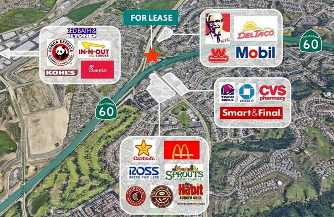Preview of Retail space for Rent at 350 N Diamond Bar Blvd