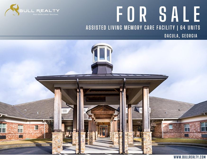 Assisted Living Memory Care Facility | 64 Units in Dacula, GA
