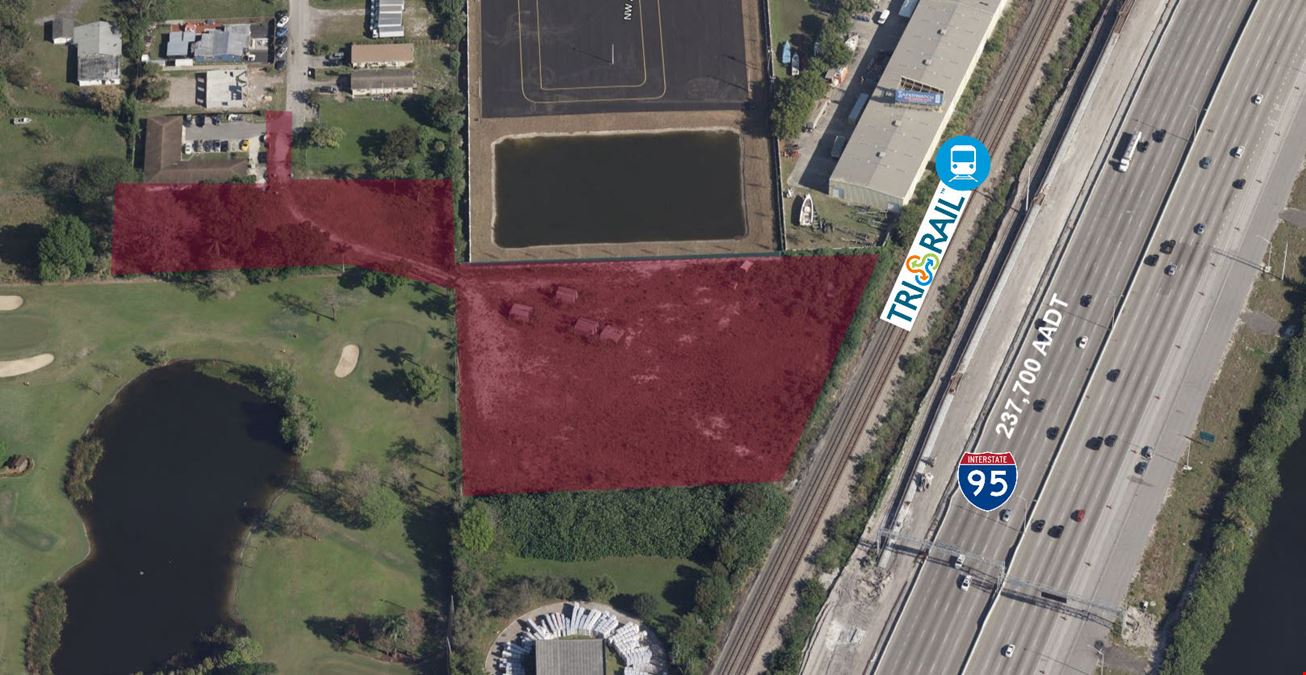 3.5 Acres M-3 Zoned Industrial Land on I-95 Broward County