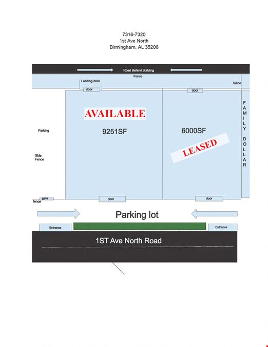 1st Ave N - +/- 15,251sf Retail