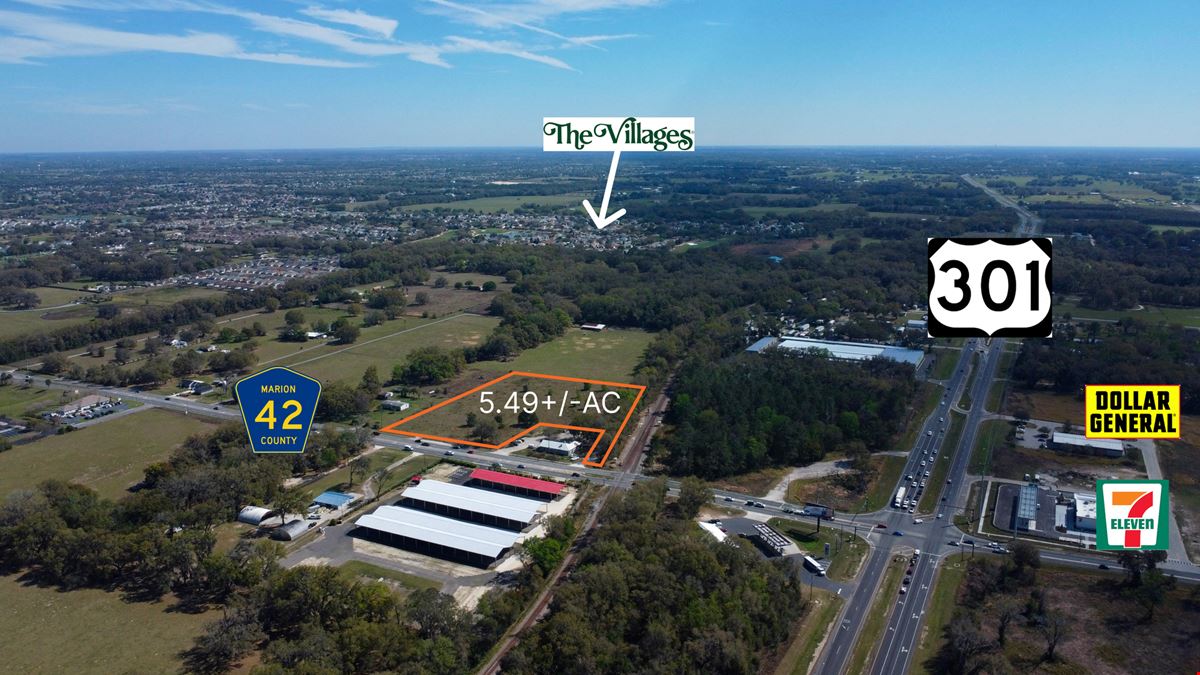 5.5+/- Acres Commercial Land