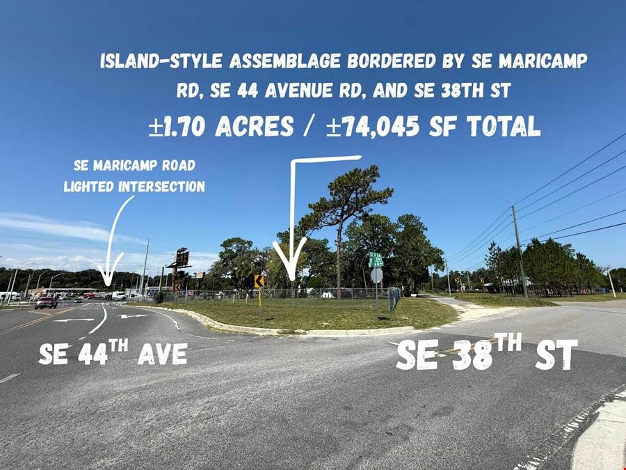 Three-Parcel Maricamp Assemblage at Lighted Intersection