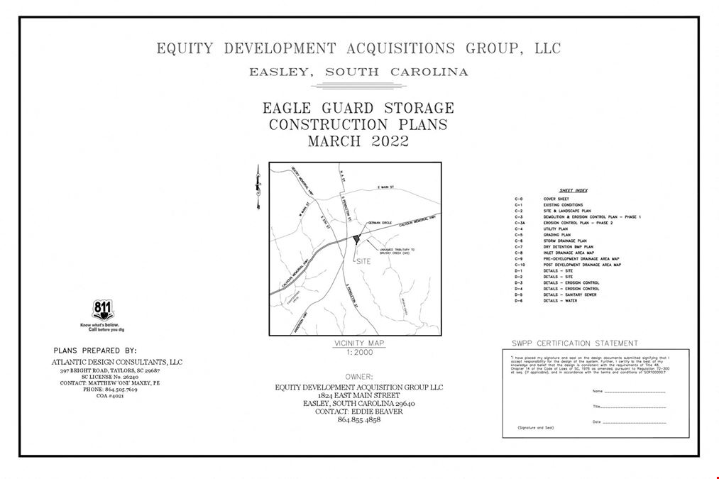 Fully Permitted Self Storage Development Opportunity - German Circle