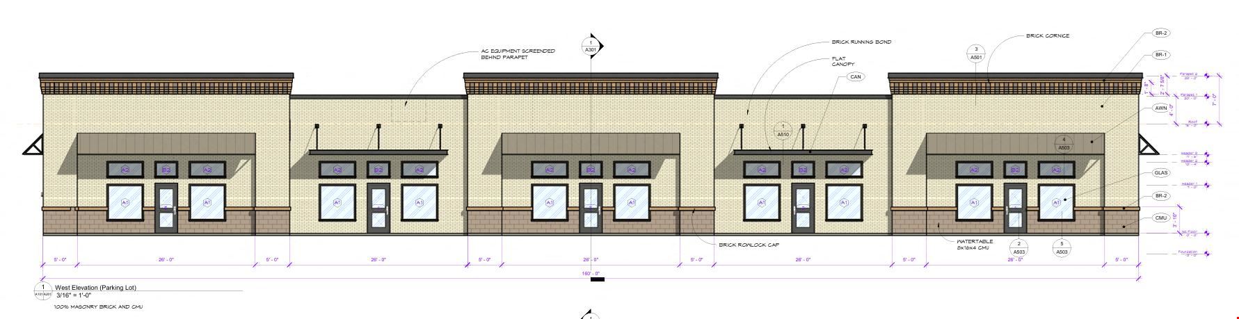 New Construction Retail for Lease McKinney