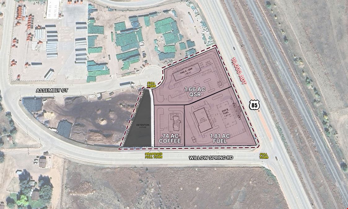 Willow Spring Road & Highway 85 - NWC