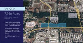 7.76± Acres | SR 54 &  Geiger Estates Dr. | Entitled for up to 72 Townhome Units