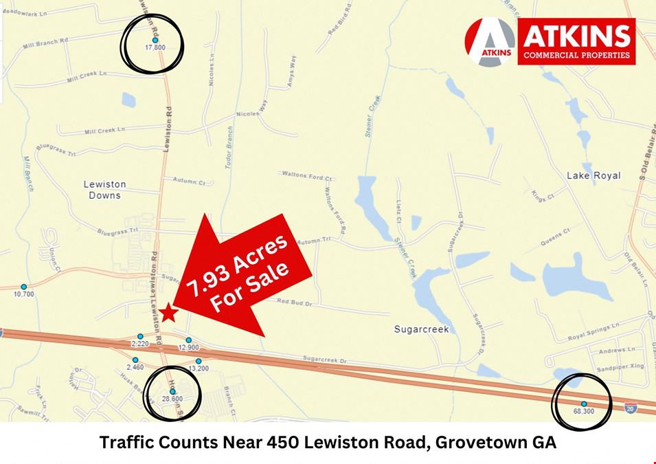 Retail Land - Grovetown at I-20