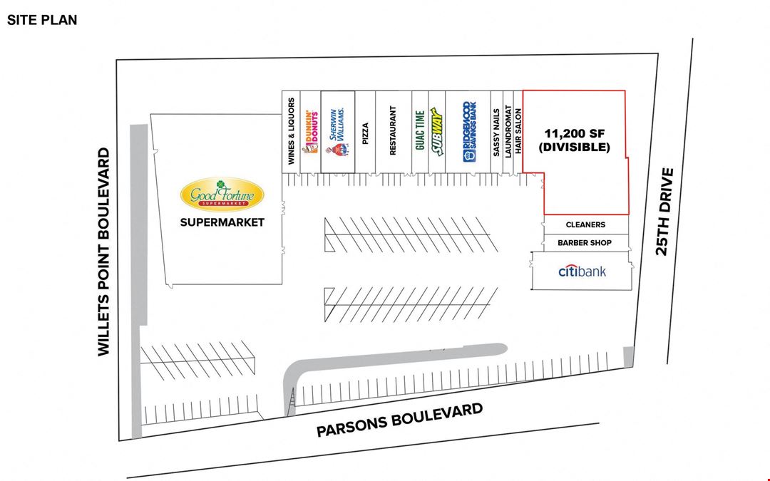 Grocery Anchored Lindenview Shopping Center: 11,200 SF Available (Divisible)