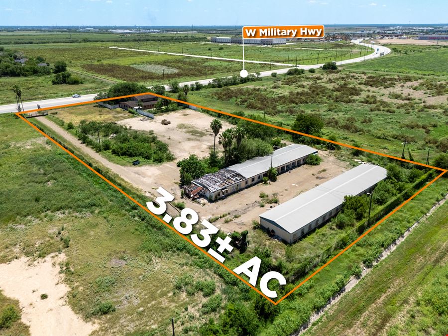 3.83 AC | 1105 West Military Highway | Light Industrial