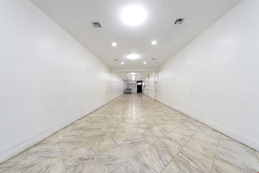 1,500 SF | 1440 Fulton Street | Bed-Stuy Renovated Vanilla Box Space for Lease