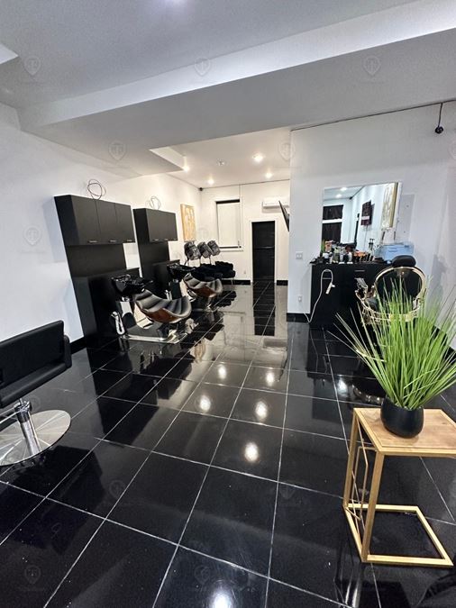 800 SF | 970 Rogers Avenue | Built Out Hair Salon for Lease