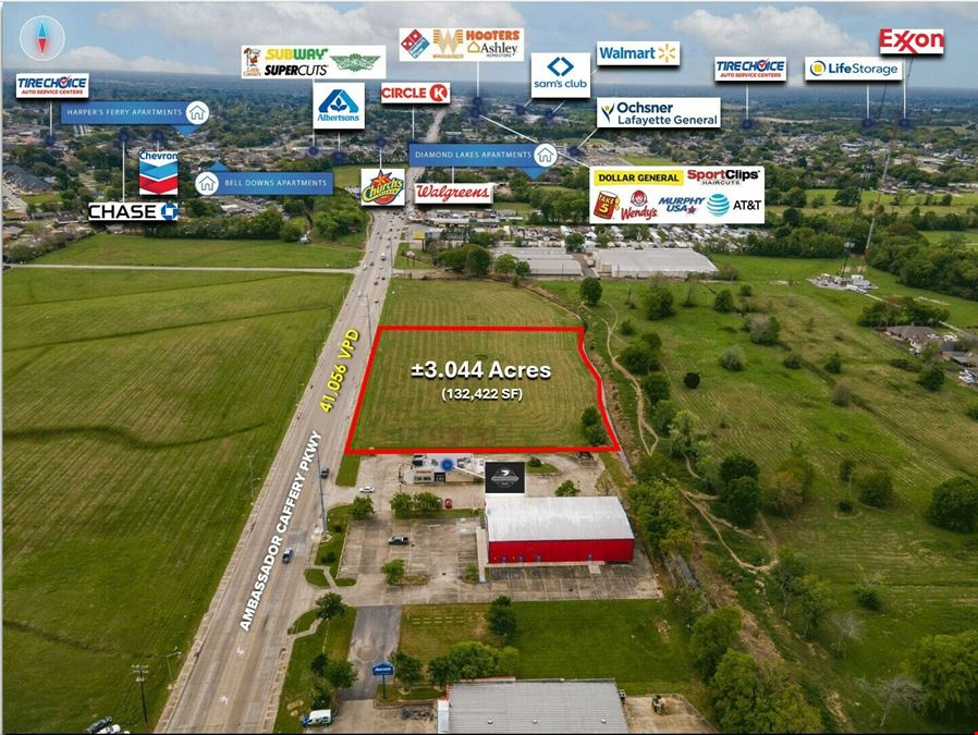 FOR SALE: ±3.044 ACRES ON AMBASSADOR CAFFERY