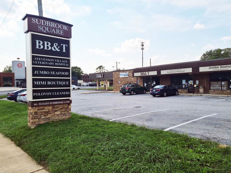 Sudbrook Square Shopping Center Bank Branch