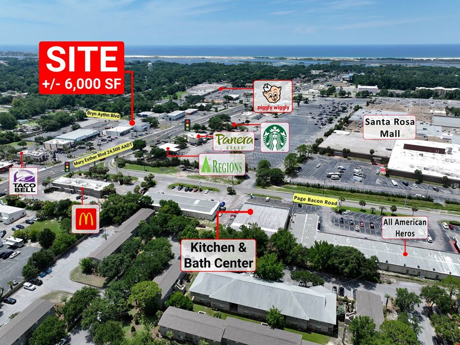 Suite D, +/- 6,000 SF Retail Space For Lease