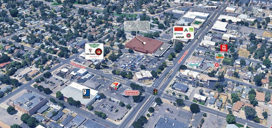 Preview of Retail space for Rent at 10400 E Colfax Ave