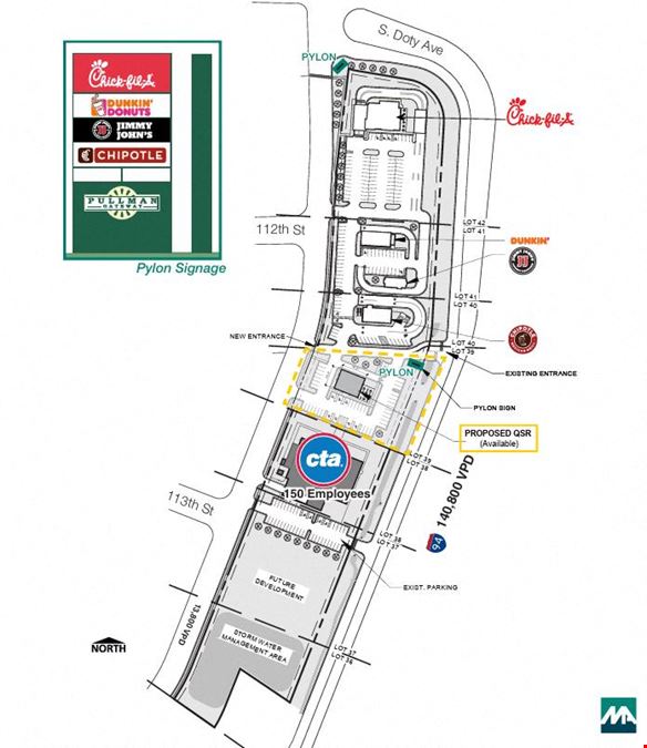 Pullman Gateway Pad Sites