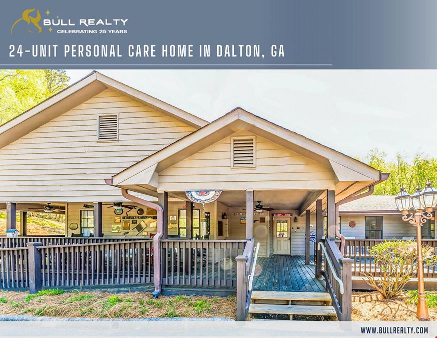 24-Unit Personal Care Home | 10% Cap Rate | Dalton, GA