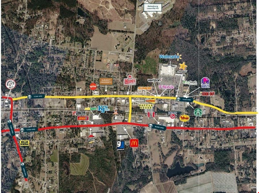 Batesburg-Leesville Retail Land | 1.86 Acres