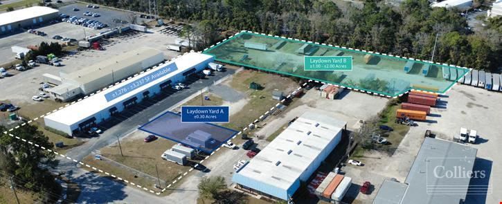 Multiple Industrial Sites with Adjacent Laydown Yards Available
